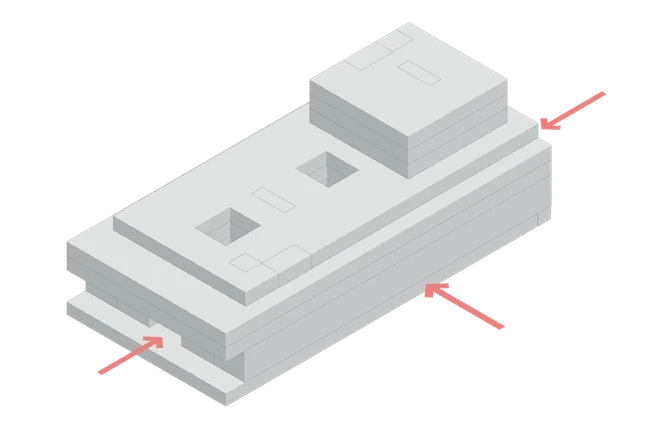 Miramare Colonnade — architectural study 11