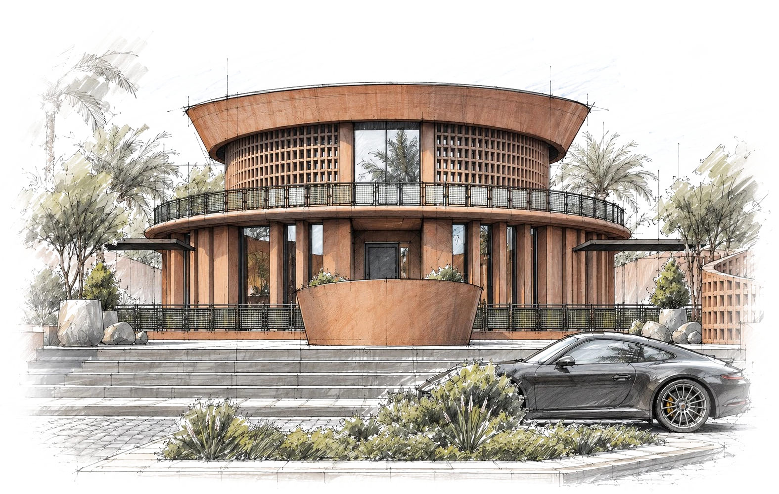 Dar Al-Qamar — architectural study 2