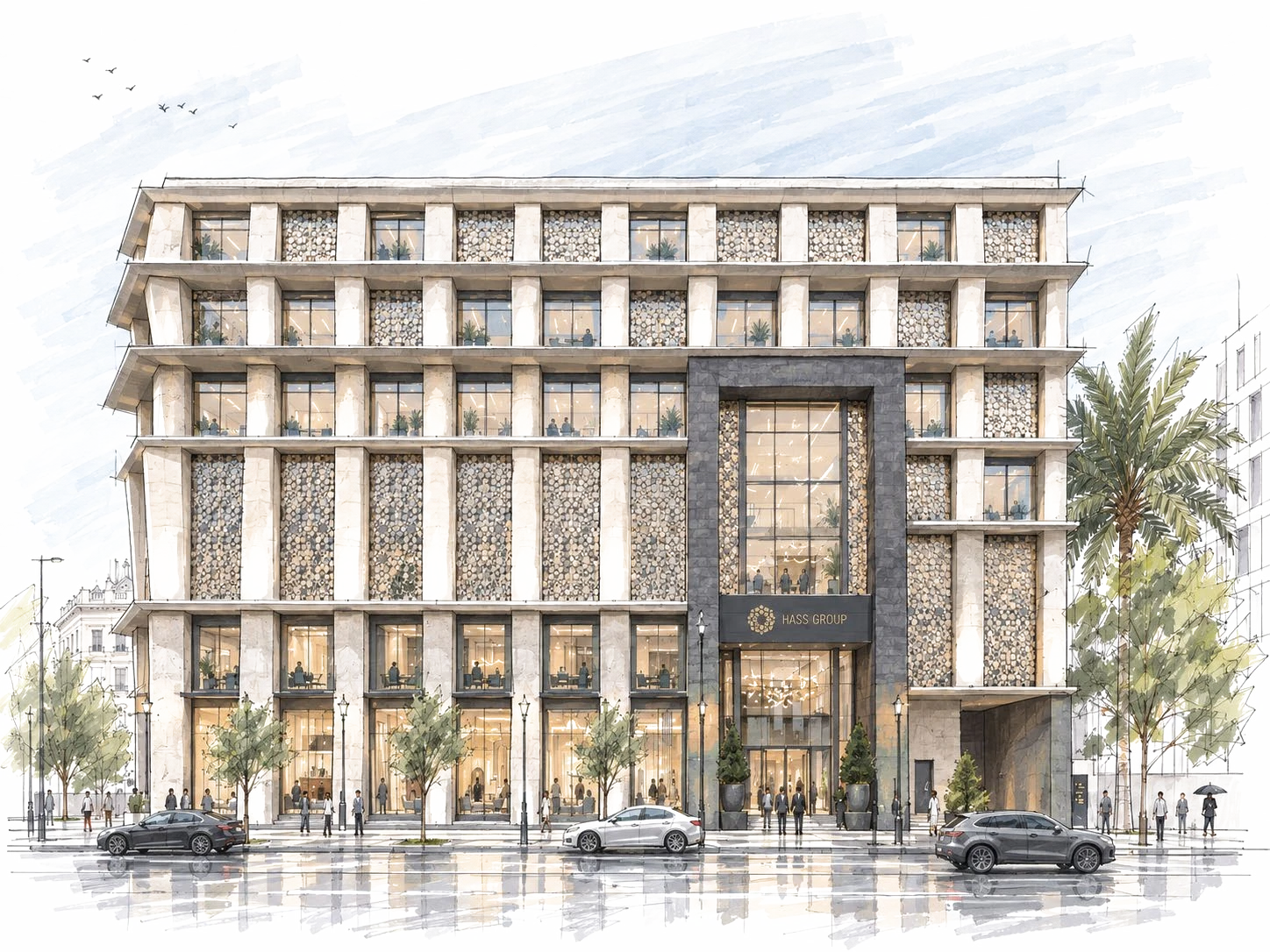 HASS Group Office Building — architectural study 2