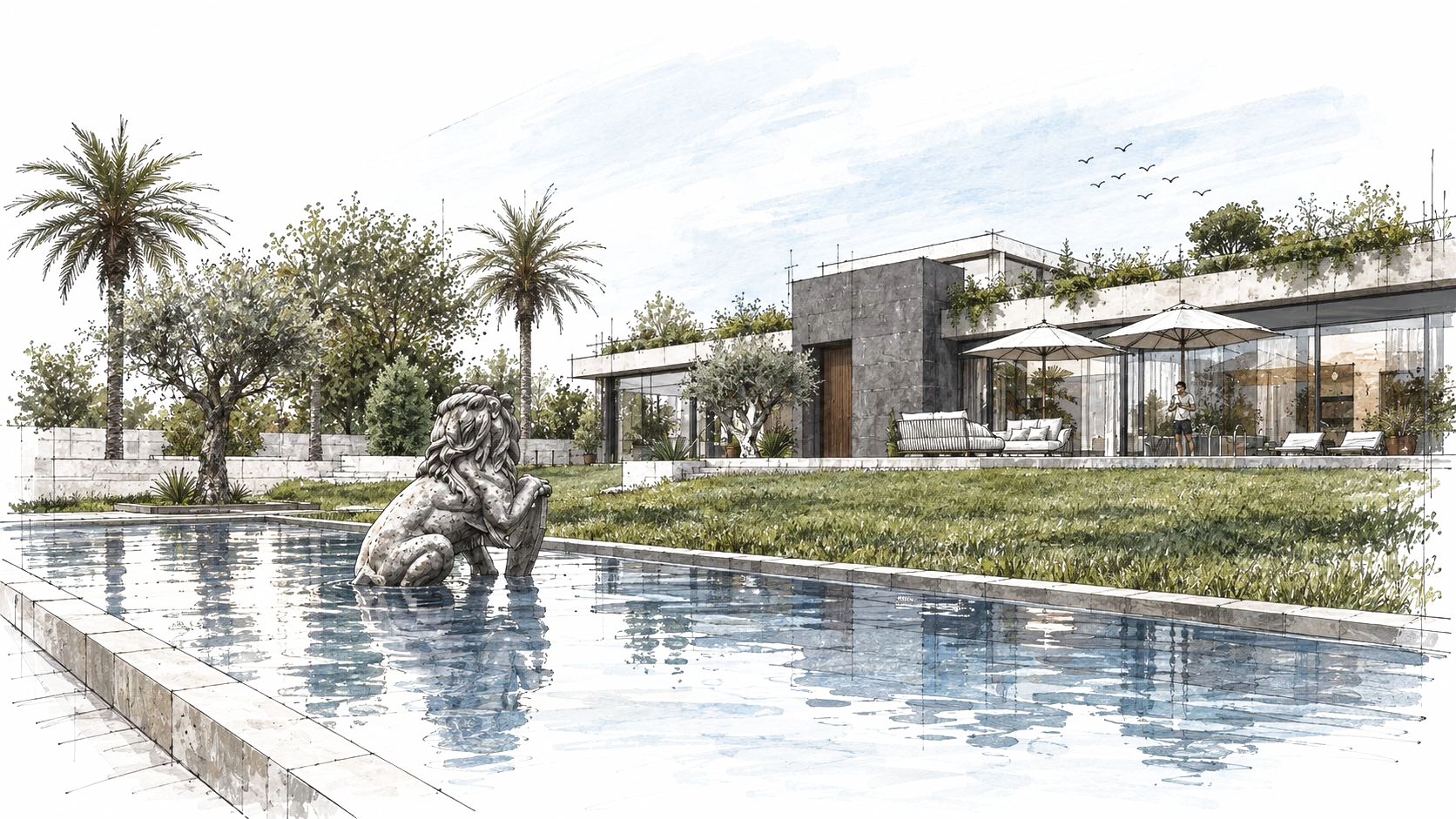 Dar Al-Khayal — architectural study 6